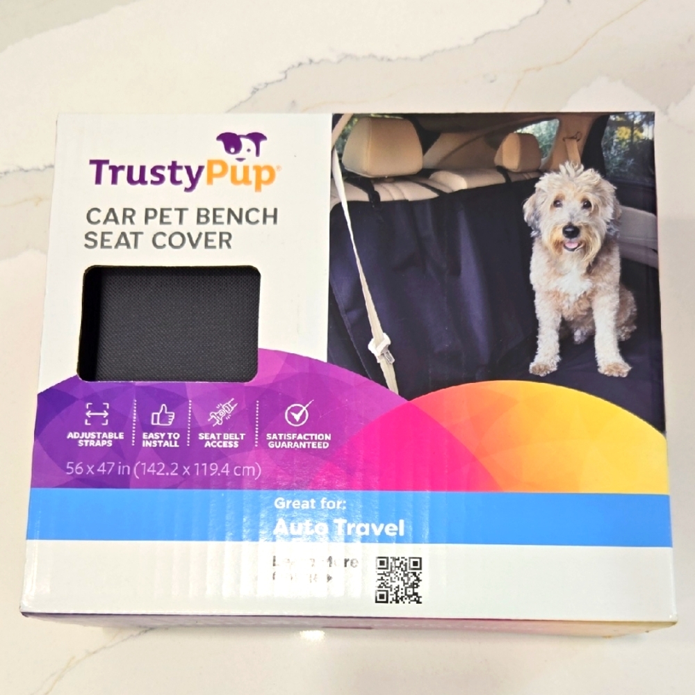 NIB Bench Seat Cover Protector Dark Grey